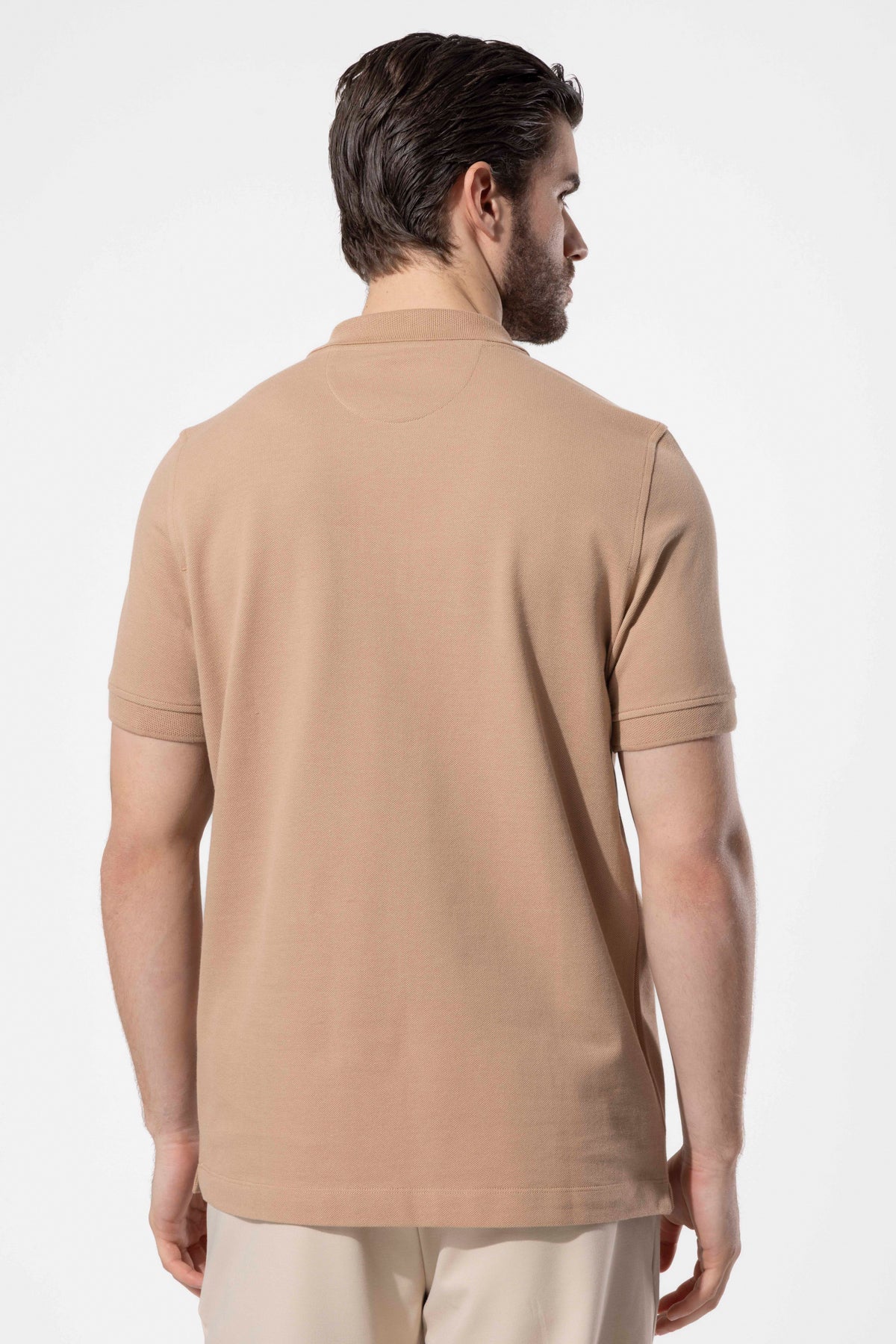 COVERED BUTTON POLO