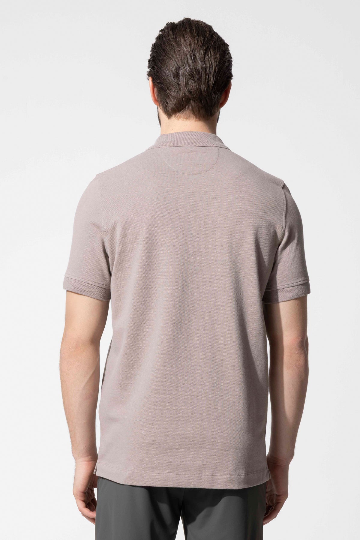 COVERED BUTTON POLO