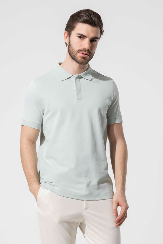 COVERED BUTTON POLO
