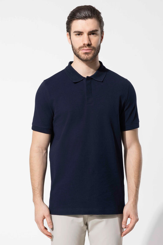 COVERED BUTTON POLO