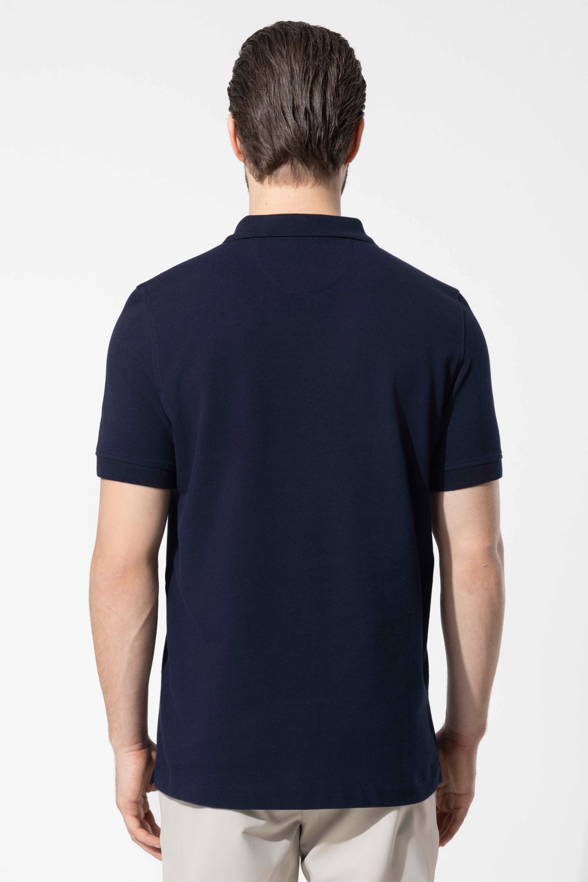 COVERED BUTTON POLO