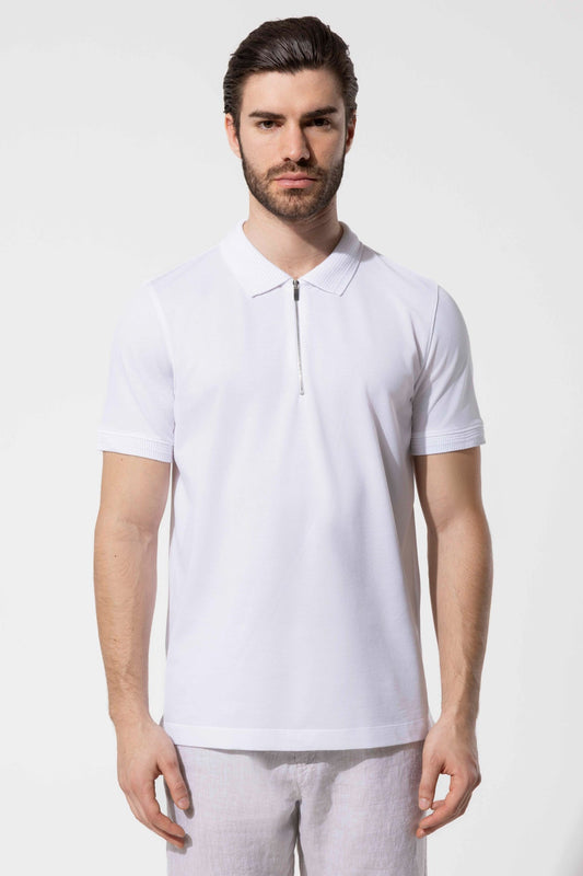 KNITTED COLLAR POLO